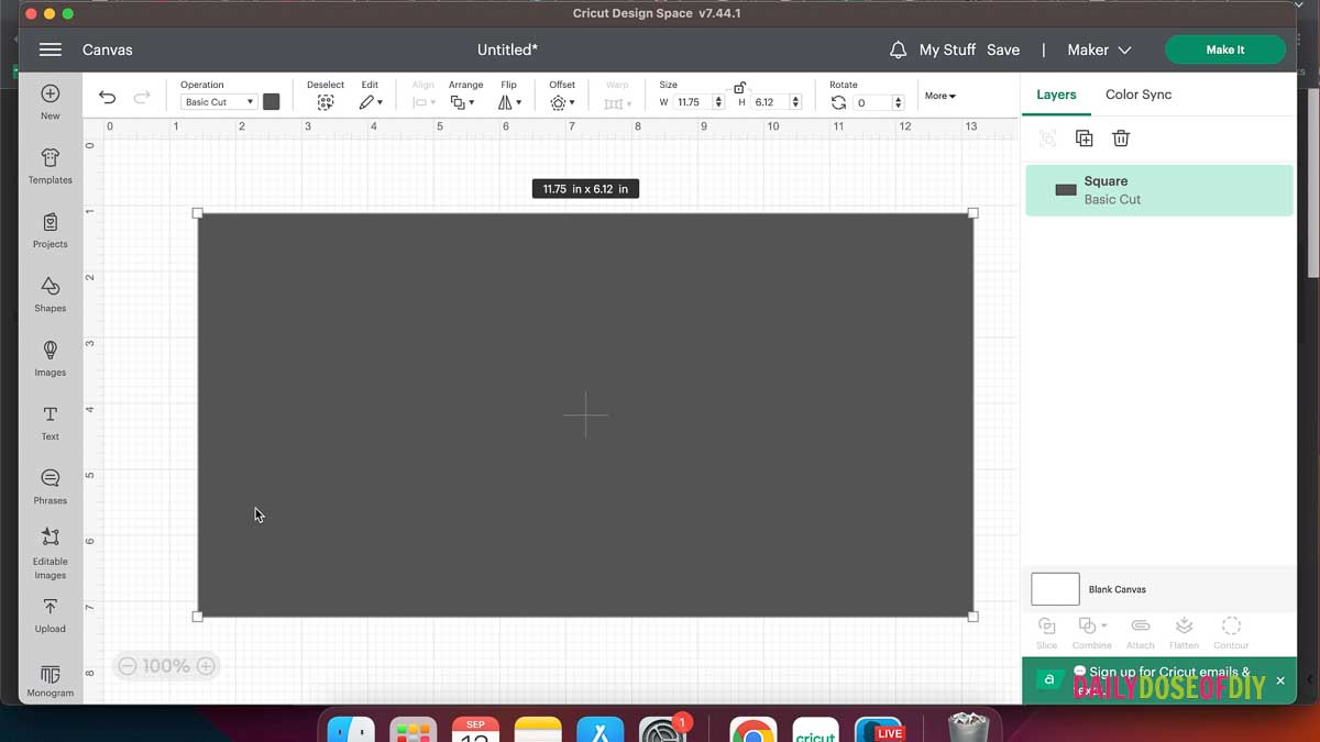 Make a Tapered Tumbler Template in Cricut Design Space Daily Dose of DIY
