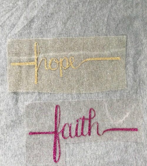 Arrange your HTV vinyl onto your project to use the cricut easy press