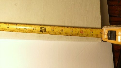 Measure the height and width of your sign to make a DIY wood frame.